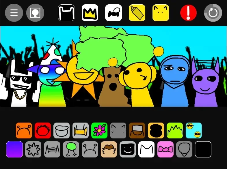 节奏盒子Sprunki Sprunked2模组(恐怖音乐游戏) 节奏盒子Sprunki Sprunked2模组(恐怖音乐游戏)