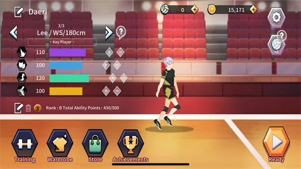 The Spike Volleyball battle