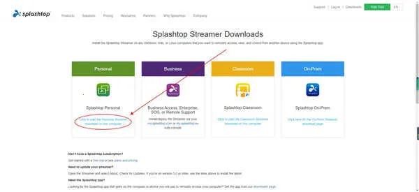 Splashtop PersonalԶ�����������ֻ���