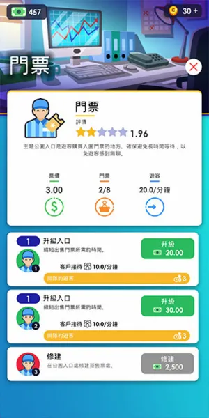 闲置主题公园大亨(公园经营游戏) 闲置主题公园大亨(公园经营游戏)